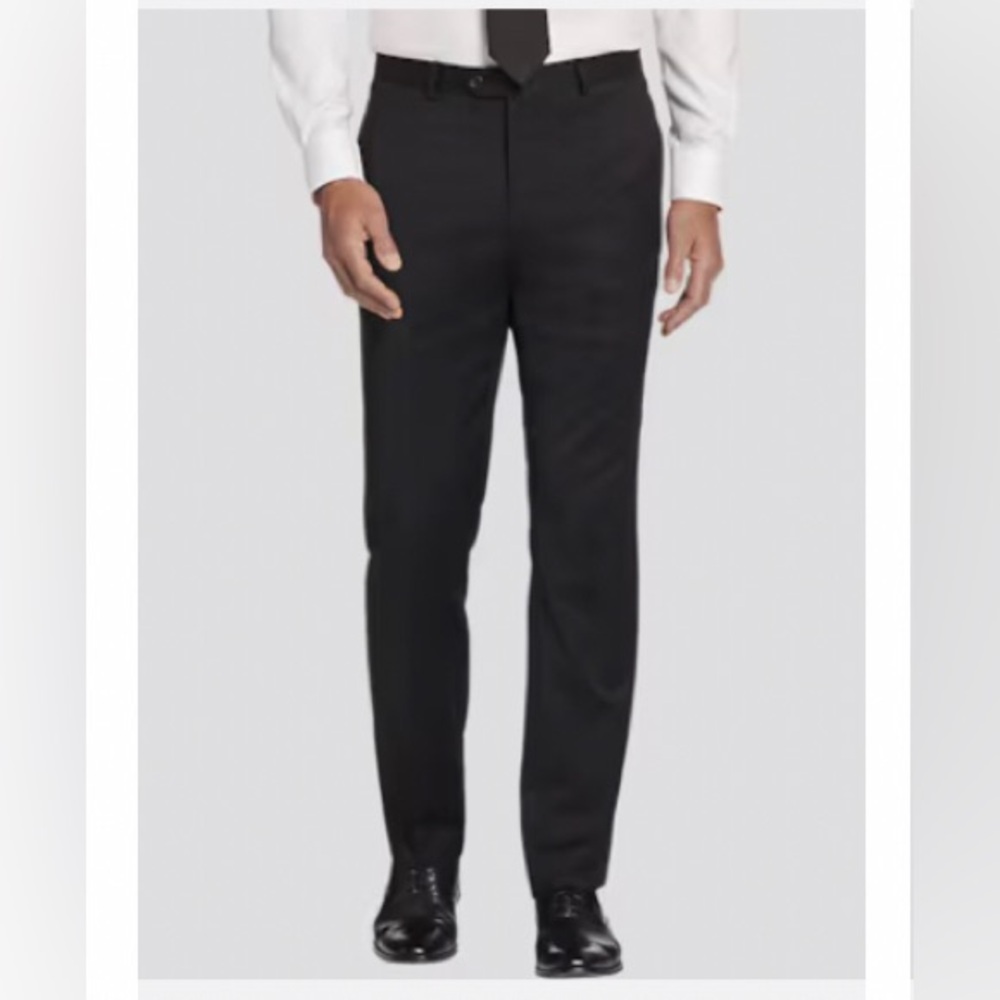 Pronto Uomo Platinum Black Dress / Suit Pants Classic Trousers 32 x 32